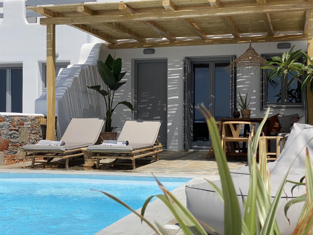 Villa Ypsilon Naxos - Luxury Holiday House With Amazing Sea View & Private Pool Agia Anna  Exterior photo